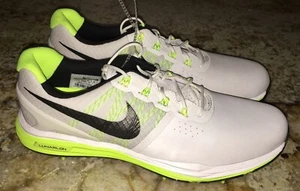 NIKE Lunar Control 3 White Volt Yellow Black Waterproof Golf Shoes NEW Mens 12 - Picture 1 of 8