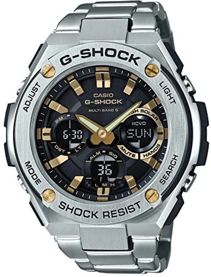 Casio G-Shock Black Men's Watch - GSTW110D1A9JF