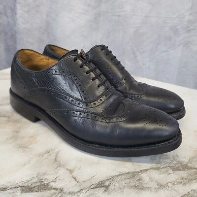 Oxford Oliver Sweeney Dunwich Brogue punta de ala para hombre talla 8,5 negro Foto 1 de 4