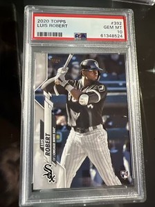 Luis Robert 2020 Topps Baseball Series Two #392 White Sox RC Rookie PSA 10