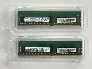 Samsung 32GB (2x16GB) PC4-21300 DDR4 2666MHz ECC Registered Server RAM - Picture 1 of 4
