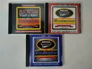 Metalmeister #2 & #3 Various Artists CD 1996 Metal Blade Records + Deathmeist #1 - Picture 1 of 7
