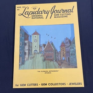 VTG Lapidary Journal Gem Cutting Jewelry Magazine March 1972 Rockhound Collector - Picture 1 of 11