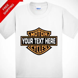 Personalized Motorcycle Custom kids T Shirt Youth Boy&Girls Funny Bike New Gift - Picture 1 of 14