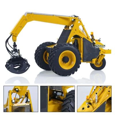 Metal LESU AOUE 225A 1/14 RC Hydraulic Log Loader RC Sugarcane Loader Grabber - Image 1 of 4