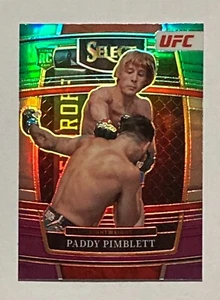 2022 Panini Select UFC Paddy Pimblett Tri Colour Rookie Card RC - Imagen 1 de 2