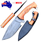 Hand Forged Combat Knife-7 Inches Survival Knife-hunting And Camping Knife-forge