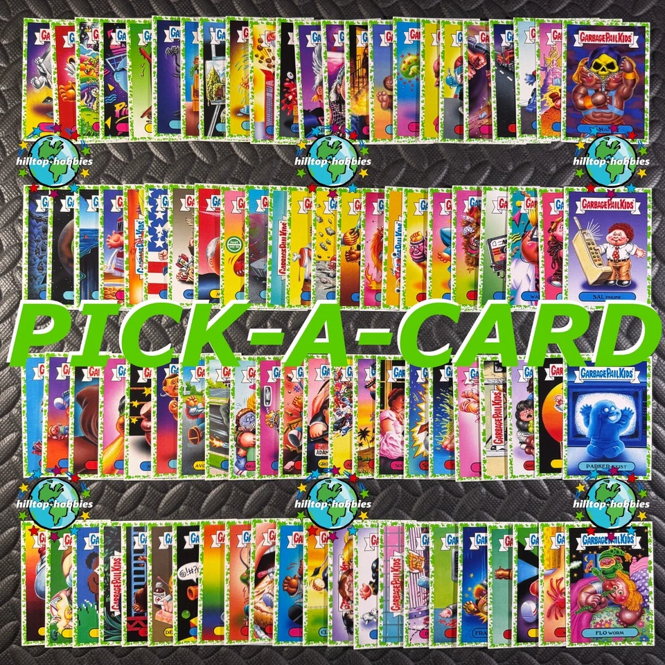 GARBAGE PAIL KIDS 2018 WE HATE THE '80s PICK-A-CARD GREEN BORDER PARALLEL 1980's - Image 1 of 1