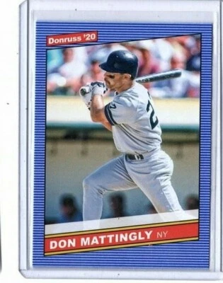 2020 Donruss #216 Don Mattingly New York Yankees Retro HOF - Image 1 of 2
