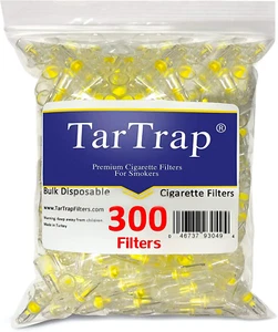 TarTrap Disposable Cigarette Filters - Bulk Economy Pack (300 Per Pack) - Picture 1 of 2