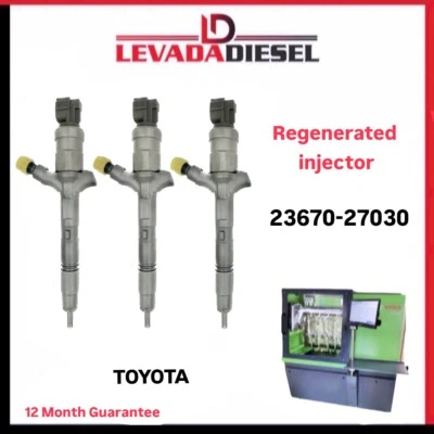 1x Injector Denso 23670-27030, 2367027030, DCRI100570 TOYOTA - Image 1 of 2