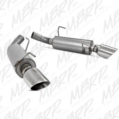 MBRP Axle Back Exhaust 05-10 Ford Mustang GT Shelby GT500 Dual Mufflers 3" Out - Image 1 of 4