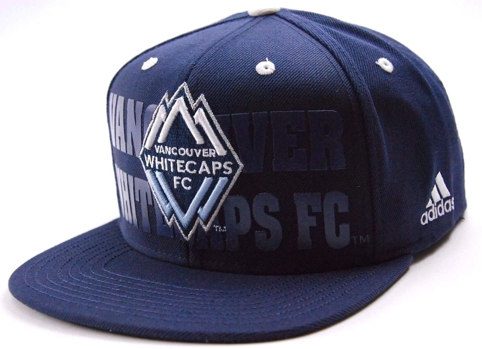 Vancouver Whitecaps FC adidas Nzp50 Academy MLS Soccer Team Snapback Cap Hat