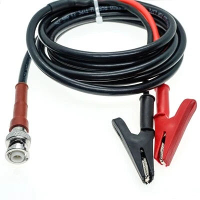BNC Male MHV 3000V To Crocodile clip High Voltage RF Connector Coaxial Cable - Image 1 of 4