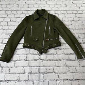 trapo Con rapidez Perezoso Las mejores ofertas en Chaqueta de moto Zara Verde abrigos, chaquetas y  chalecos para Mujeres | eBay