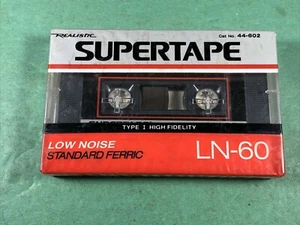 Realistic Supertape LN-60 | Audio Cassette Tape | Sealed | Made In USA - Picture 1 of 7