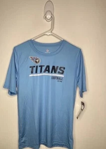 NFL Tennessee Titans Active Shirt Boys Size Medium 10-12 Football Short Sleeve - Picture 1 of 4
