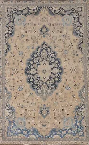 Vintage Muted Floral Ardakan Traditional Area Rug 5'x8' Wool Hand-knotted Carpet - Picture 1 of 12