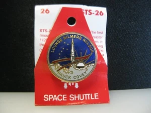 NASA Space Shuttle  Mission STS-26 Discovery Lapel Hat Fastback Pin - Picture 1 of 3