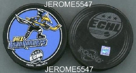 ECHL PHOENIX ROADRUNNERS 2005 Blue Logo Souvenir PUCK - #4L_#3L Cover