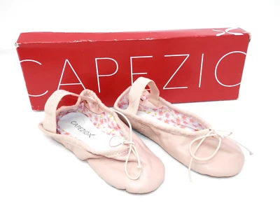 Capezio Daisy Ballet Pink Shoes 205C BPK 10N Girls Beginner Leather Sole New - Image 1 of 4