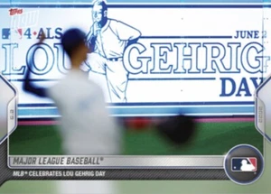 2022 TOPPS NOW CARD MLB CELEBRATES LOU GEHRIG DAY #285 JUNE 2nd - Picture 1 of 1