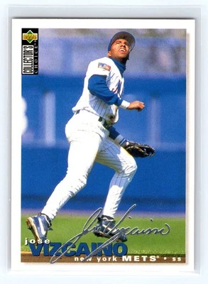 1995 Upper Deck Collector's Choice Silver Signature #316 Jose Vizcaino - Image 1 of 2