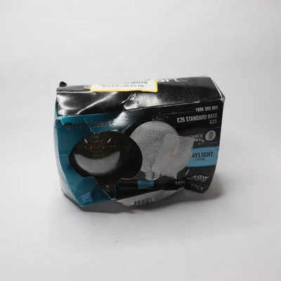 (2-Pk) EcoSmart G25 LED Vintage Edison Light Bulb Bright White G25C5E26850S - Image 1 of 4