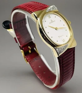 Reloj Mujer Vintage Estilo Dugena Diamante Real Hecho en Alemania - Imagen 1 de 12