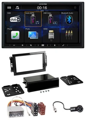Alpine Bluetooth 2DIN MP3 DAB USB Autoradio für Chrysler PT Cruiser 300C Dodge J - Bild 1 von 4