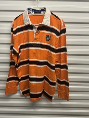 KENT&CURWEN Pima Cotton Striped cotton-jersey rugby shirt  Size L - Image 1 of 4