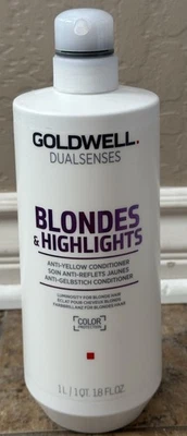Goldwell Dualsenses Blondes & Highlights Anti-Yellow Conditioner 33.8 oz - Image 1 of 3