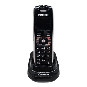 Panasonic KX-TW201 GBA Vodafone Telefon schwarz Sim Karte Senioren Mobil - Zdjęcie 1 z 7