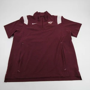 Virginia Tech Hokies Nike Pullover Men's Maroon Used - Picture 1 of 5