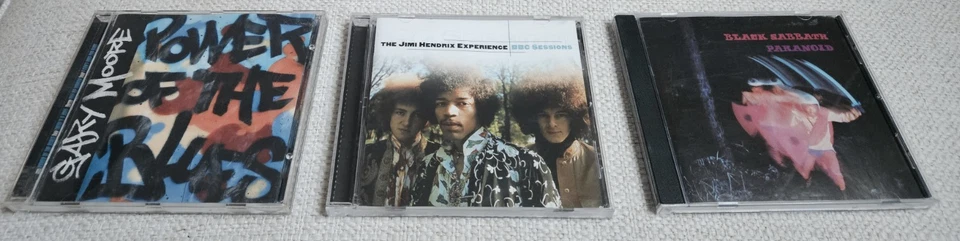 Gary Moore Jimmy Hendrix Black Sabbath guitar legends Used Very Good Cd's - Image 1 of 2