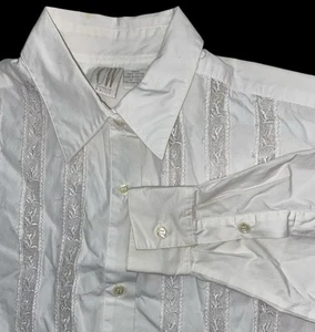 CW Clifford & Willis Western Show camicia donna piccola avorio pizzo floreale - Foto 1 di 8