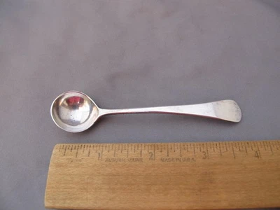 Buena CUCHARA DE SAL INGLESA GEORGE III-Thomas Wallis, Londres 1809-10 Foto 1 de 4