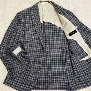 Ring Jacket Tailored Three-Ply Silk and Linen Jacket – XL Size 50 Made in Japan - Picture 1 of 12