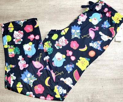 Hello Kitty и друзья на Sanrio гостиной сна пижамы PJ брюки размер S маленький новый с Ярлыками - Изображение 1 из 4