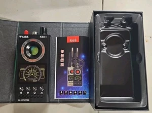 K68+ Anti-Spy Scanner Detector RF Camera GSM Audio Bug Finder Signal Tracker - Picture 1 of 3