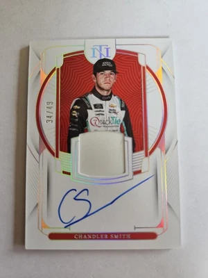 2023 Panini National Treasures NASCAR Chandler Smith Material Auto SP /49 - Image 1 of 2