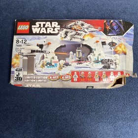 LEGO STAR WARS 7666 Hoth Rebel Base Complete 4 Sealed Bags Mostly New