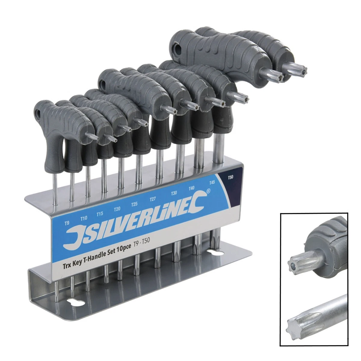 USAG 8-teiliges Schraubendreher-Set Mit T-Griff – Für Innensechskant-Schrauben (TORX), Robust & Präzise