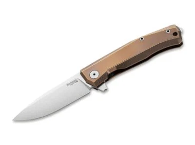 LION STEEL LionSteel Myto Titanium Bronze Taschenmesser M390 Moletta Frame Lock ✔️ 01LS175
