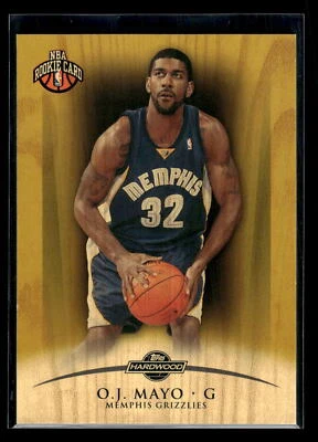 2008-09 Topps Hardwood #103 O.J. Mayo 139/175 Rookie Maple Memphis Grizzlies - Image 1 of 2
