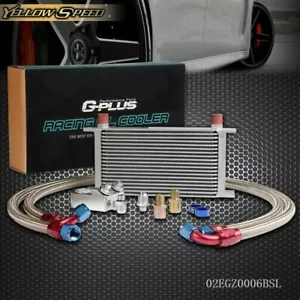 19 ROW FIT FOR UNIVERSAL ENGINE 10AN OIL COOLER + FILTER SANDWICH ADAPTER NEW - Picture 1 of 9