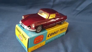 VINTAGE CORGI TOYS 259 CITROEN DS ""LE DANDY"" COUPE KASTANIENBRAUN AUSGEZEICHNET VERPACKT - Bild 1 von 7