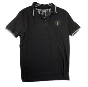 Official GUINESS Extra Stout Beer S/S Black Rugby Polo Shirt Men’s XL - Bild 1 von 4