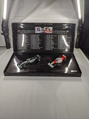 Ayrton Senna, Lewis Hamilton, 41 Wins F1, 1:43 Minichamps, McLaren, Mercedes  - Image 1 of 4