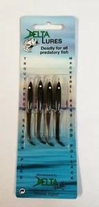 Señuelos Delta anguilas negras 50 mm * Señuelos de pesca depredadores *  - Imagen 1 de 1
